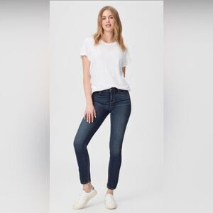 PAIGE Verdugo Ankle Skinny Jeans Nottingham Wash Size 26 EUC